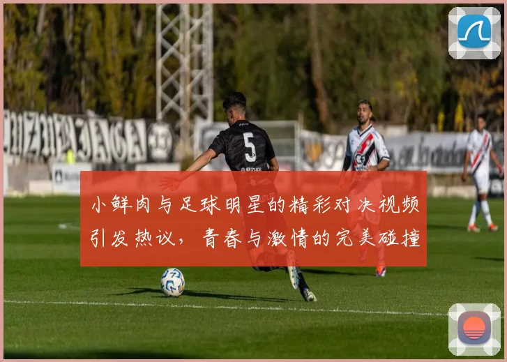 小鲜肉与足球明星的精彩对决视频引发热议，青春与激情的完美碰撞
