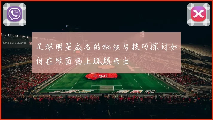 足球明星成名的秘诀与技巧探讨如何在绿茵场上脱颖而出